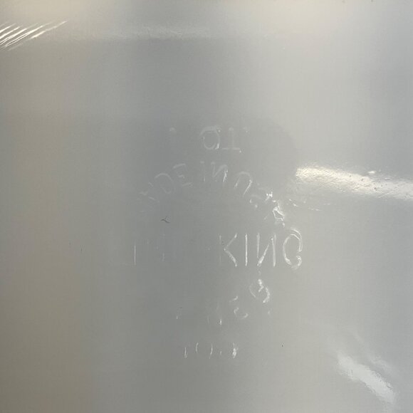 Vintage Pyrex Peach Lustre Loaf Baking Dish 1.5 Qt - Picture 6 of 6